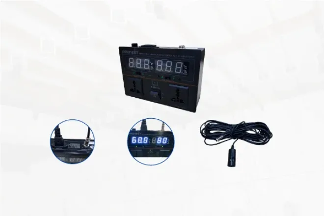 Máy cảm biến điều khiển nhiệt độ, độ ẩm P-911H